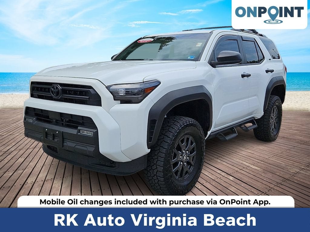 White 2025 Toyota 4Runner SUV / Crossover Four-Wheel Drive Automatic