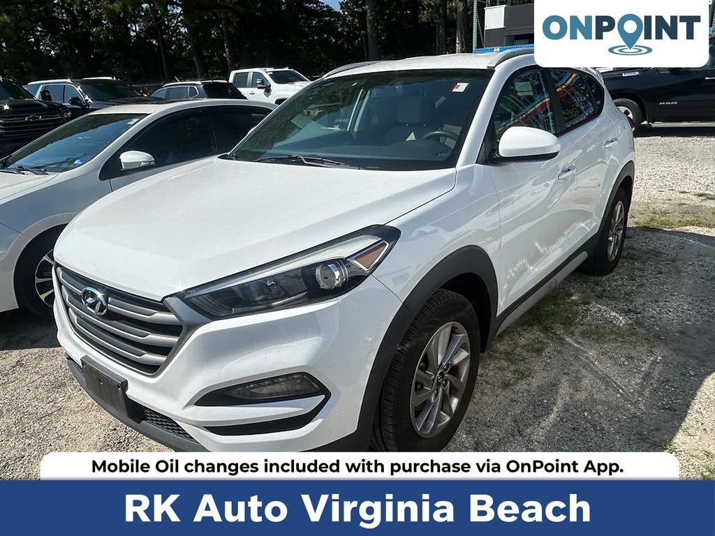 White 2018 Hyundai Tucson SUV / Crossover All-Wheel Drive Automatic