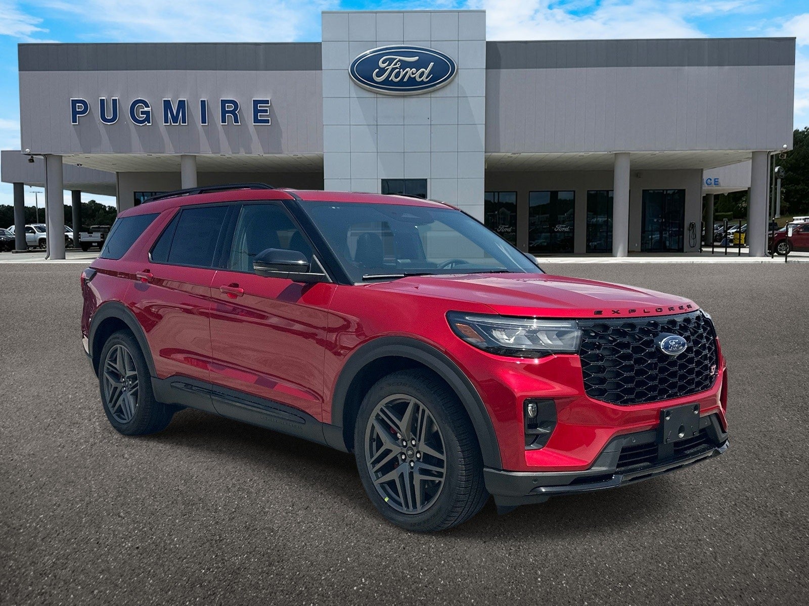 Rapid Red Met Tinted Cc 2026 Ford Explorer SUV / Crossover All-Wheel Drive Automatic