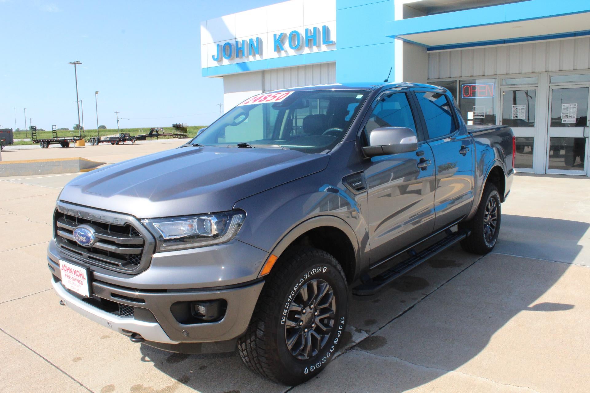 Gray 2021 Ford Ranger Pickup Truck Four-Wheel Drive Automatic