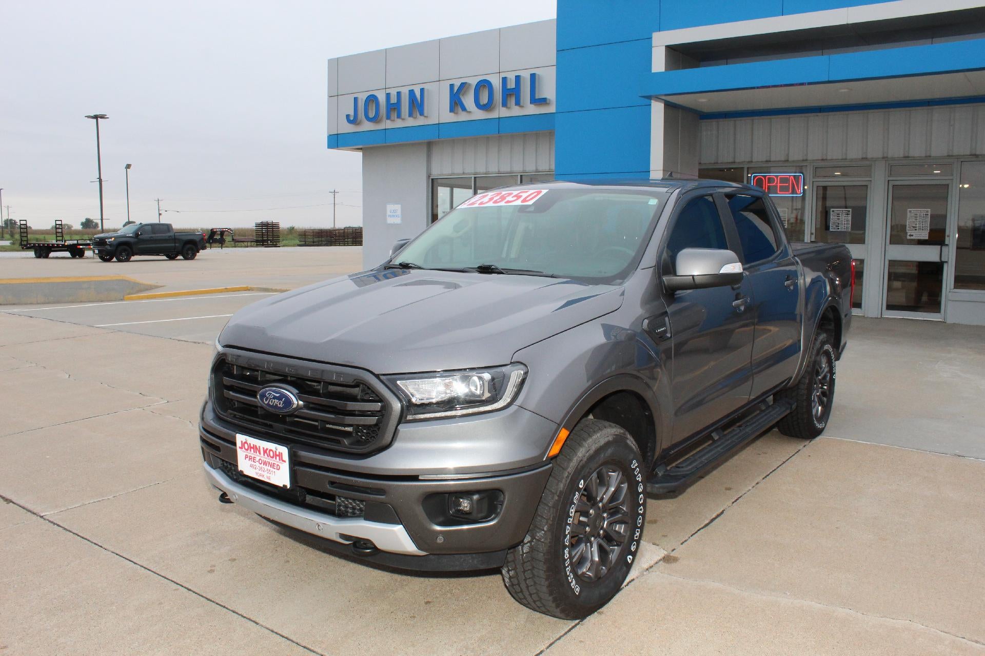 Gray 2021 Ford Ranger Pickup Truck Four-Wheel Drive Automatic