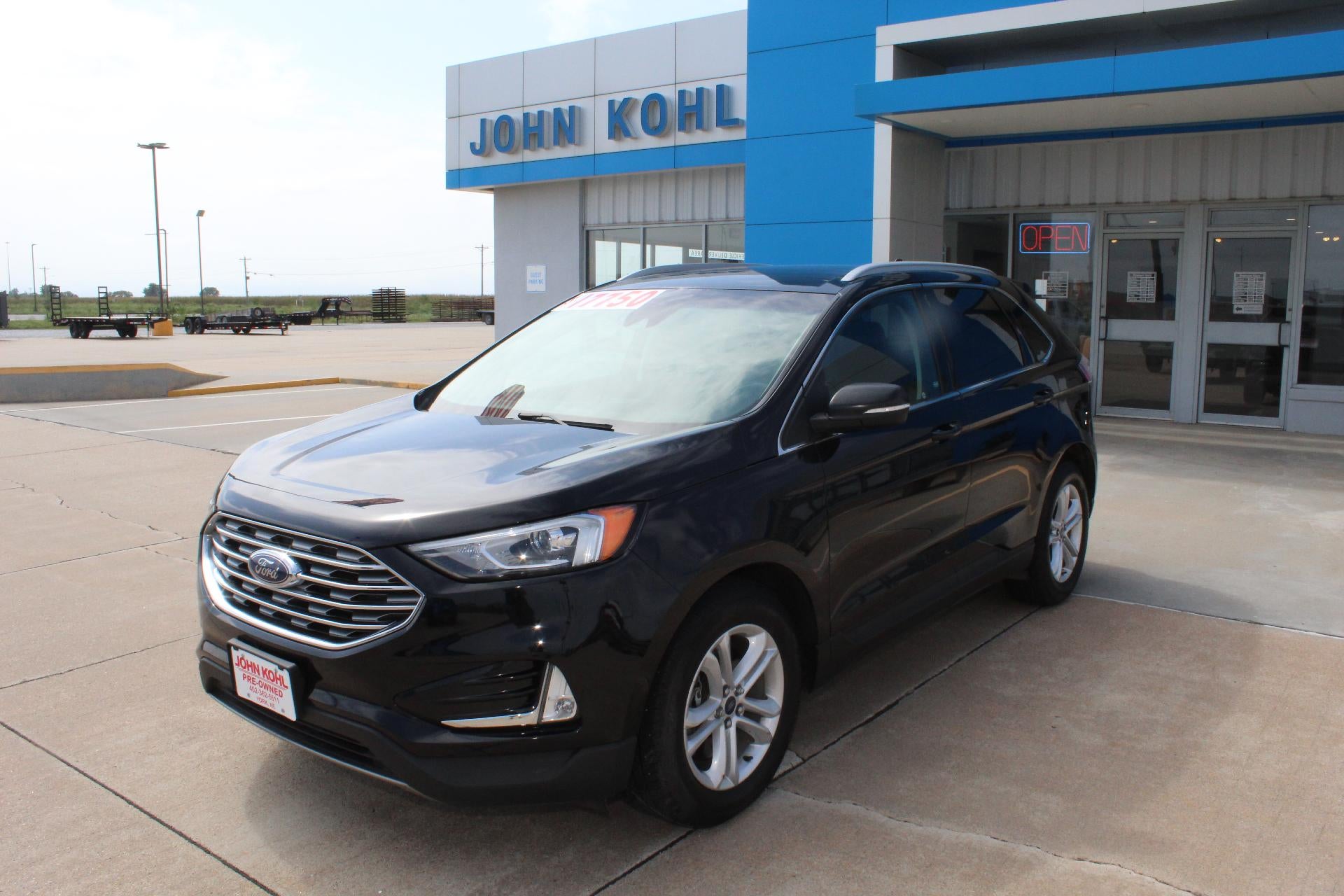 Black 2020 Ford Edge SUV / Crossover All-Wheel Drive Automatic