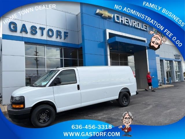 Summit White 2025 Chevrolet Express Cargo Van Rear-Wheel Drive 8-Speed Automatic