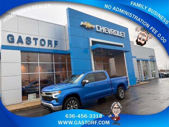 Riptide Blue Metallic 2026 Chevrolet Silverado 1500 Pickup Truck Four-Wheel Drive 8-Speed Automatic