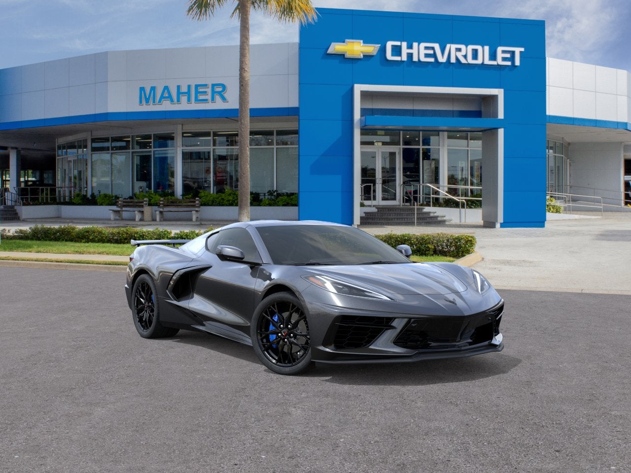 Pitch Gray Metallic 2027 Chevrolet Corvette Coupe Rear-Wheel Drive Automatic