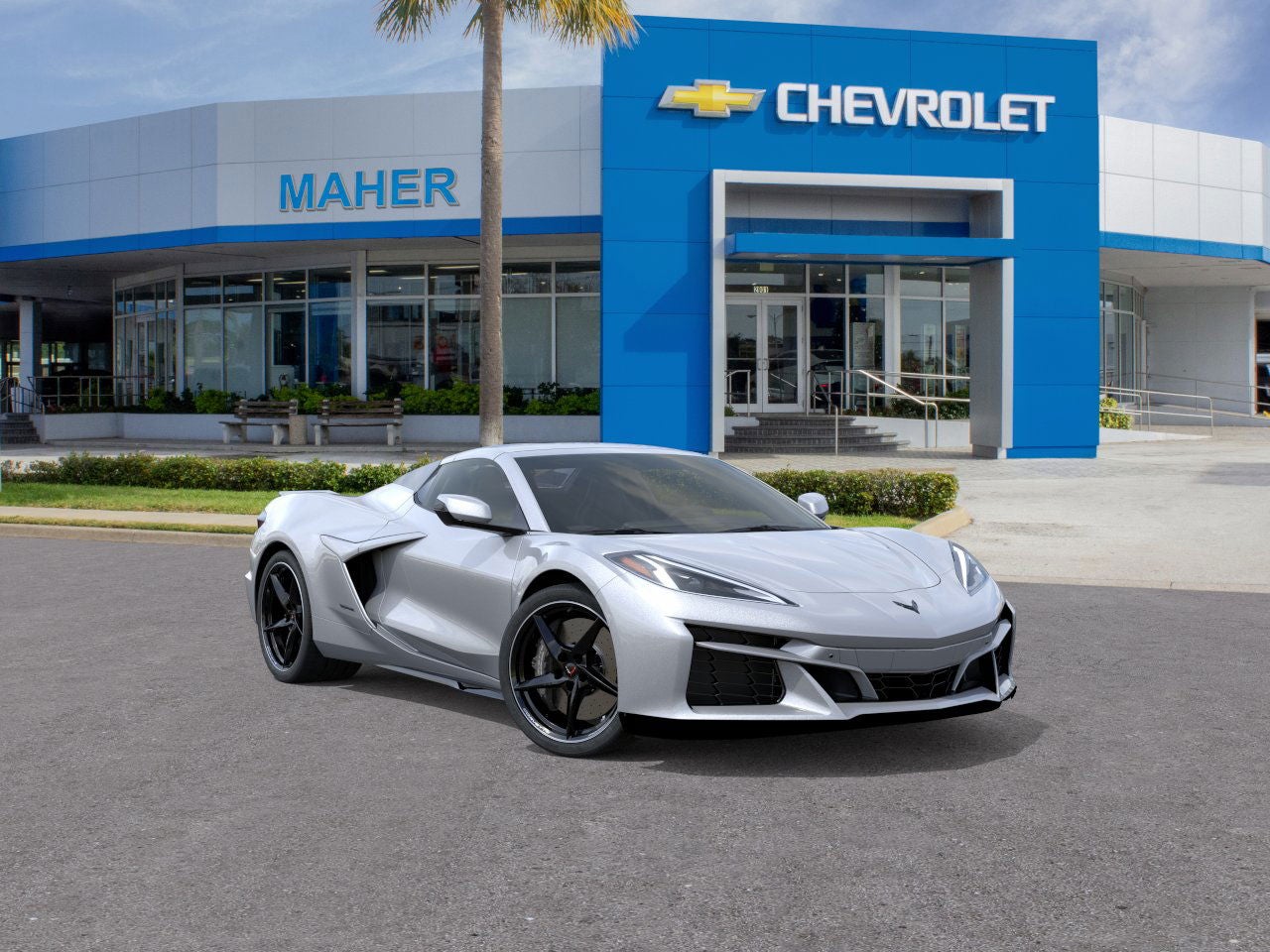 Blade Silver Metallic 2026 Chevrolet Corvette E-Ray Convertible AWD with 3LZ Convertible All-Wheel Drive Automatic
