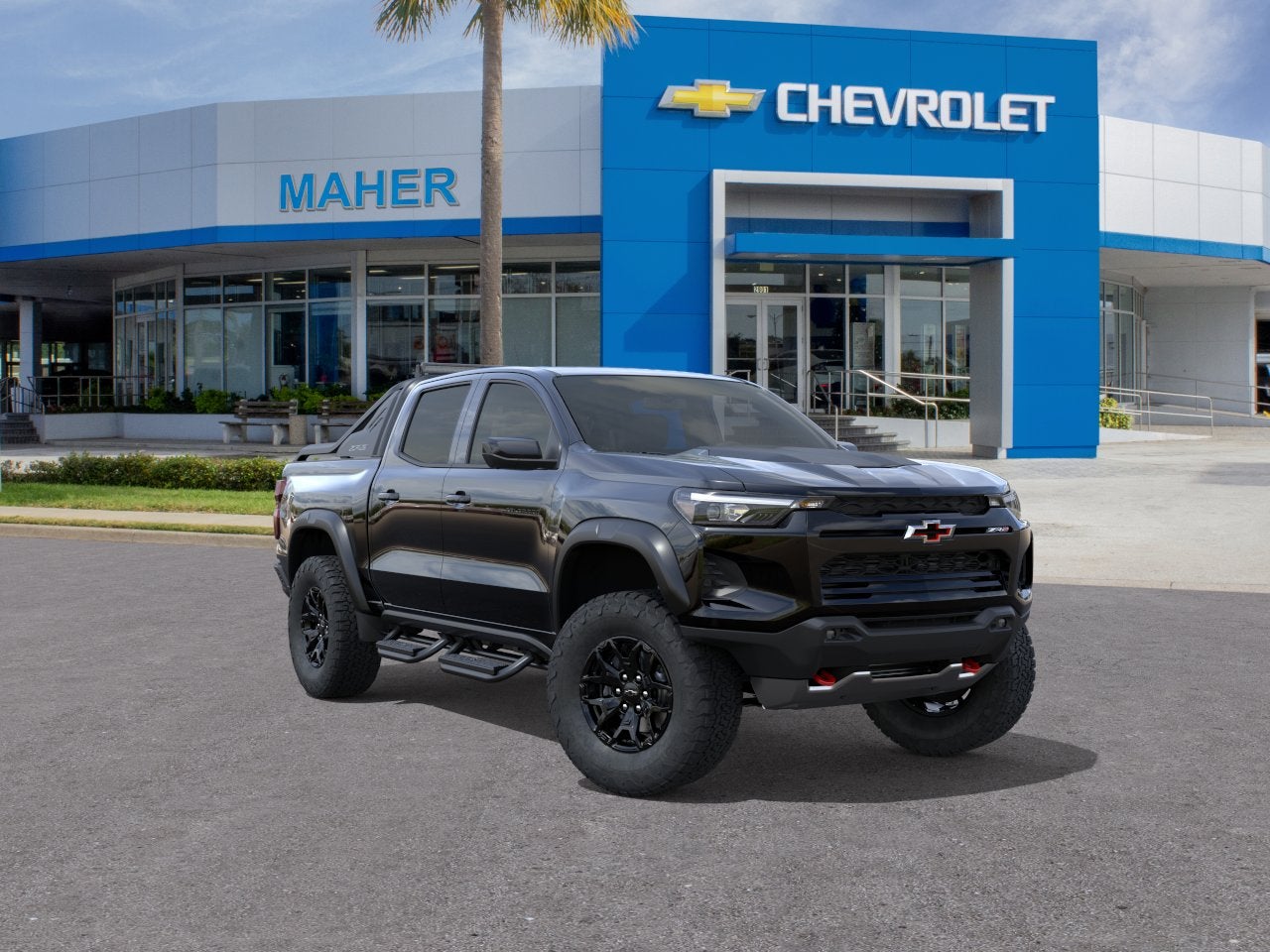 Black 2026 Chevrolet Colorado Pickup Truck Four-Wheel Drive Automatic