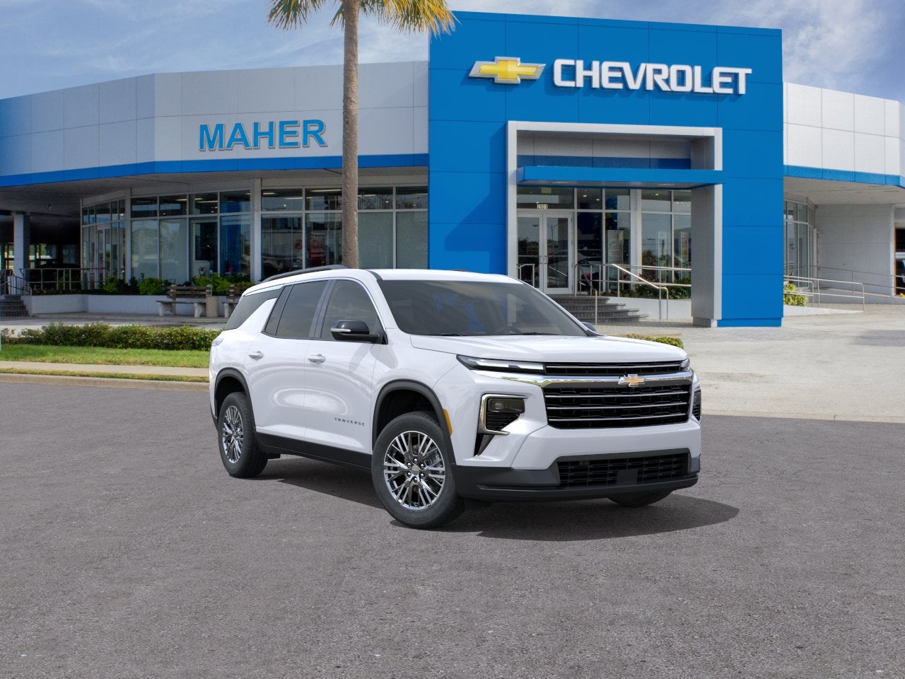 Summit White 2026 Chevrolet Traverse SUV / Crossover Front-Wheel Drive Automatic