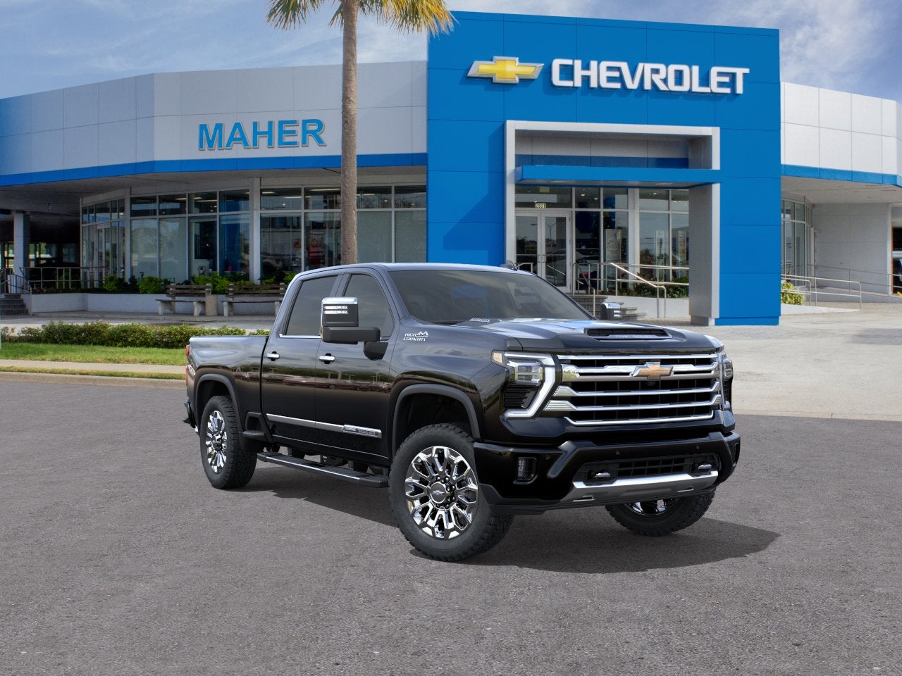 Black 2026 Chevrolet Silverado 2500HD Pickup Truck Four-Wheel Drive Automatic