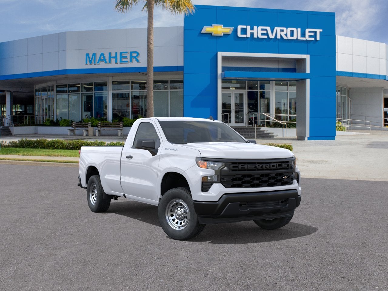 Summit White 2026 Chevrolet Silverado 1500 Pickup Truck 4X2 Automatic