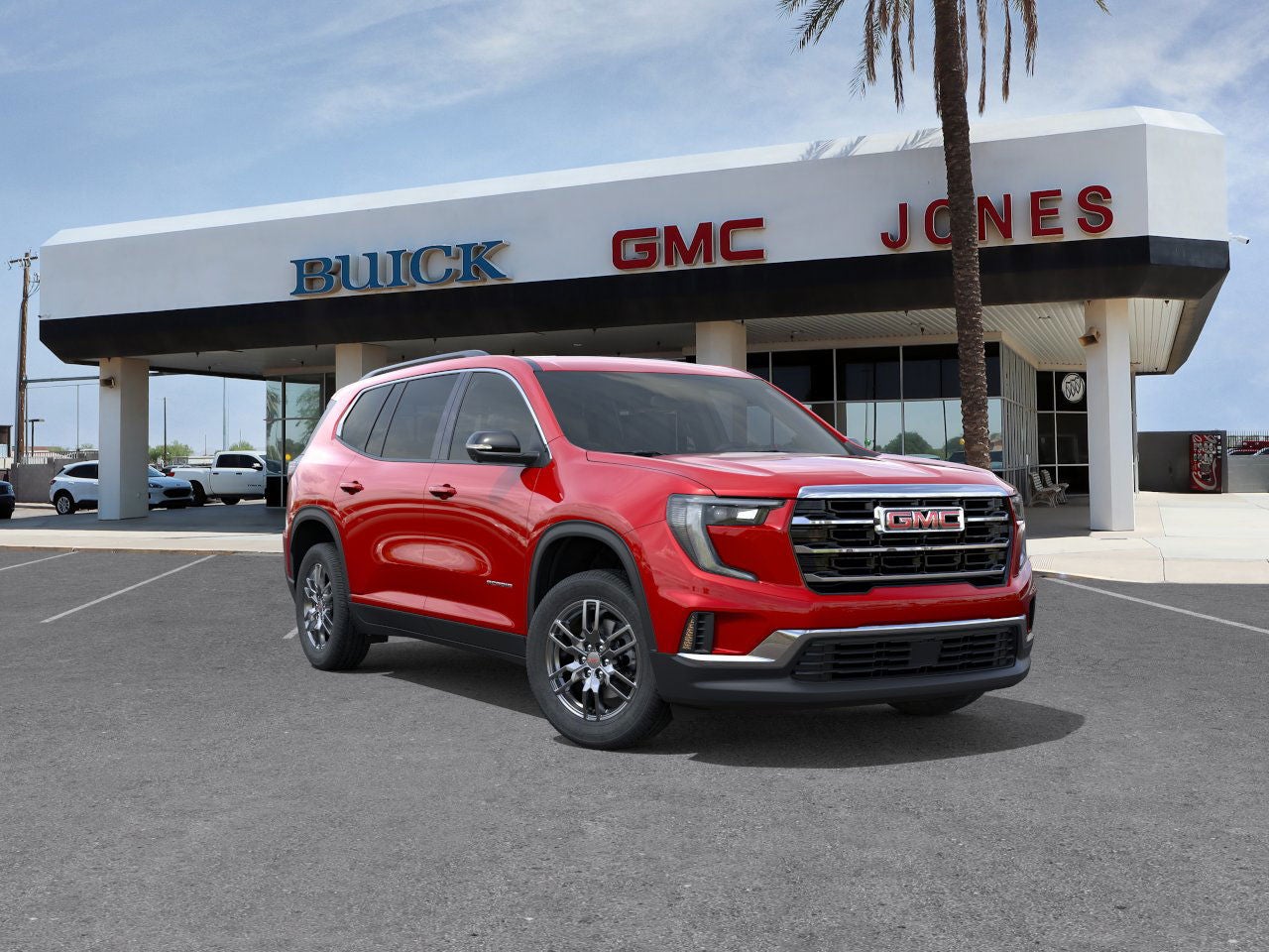 Volcanic Red Tintcoat 2026 GMC Acadia SUV / Crossover Front-Wheel Drive Automatic