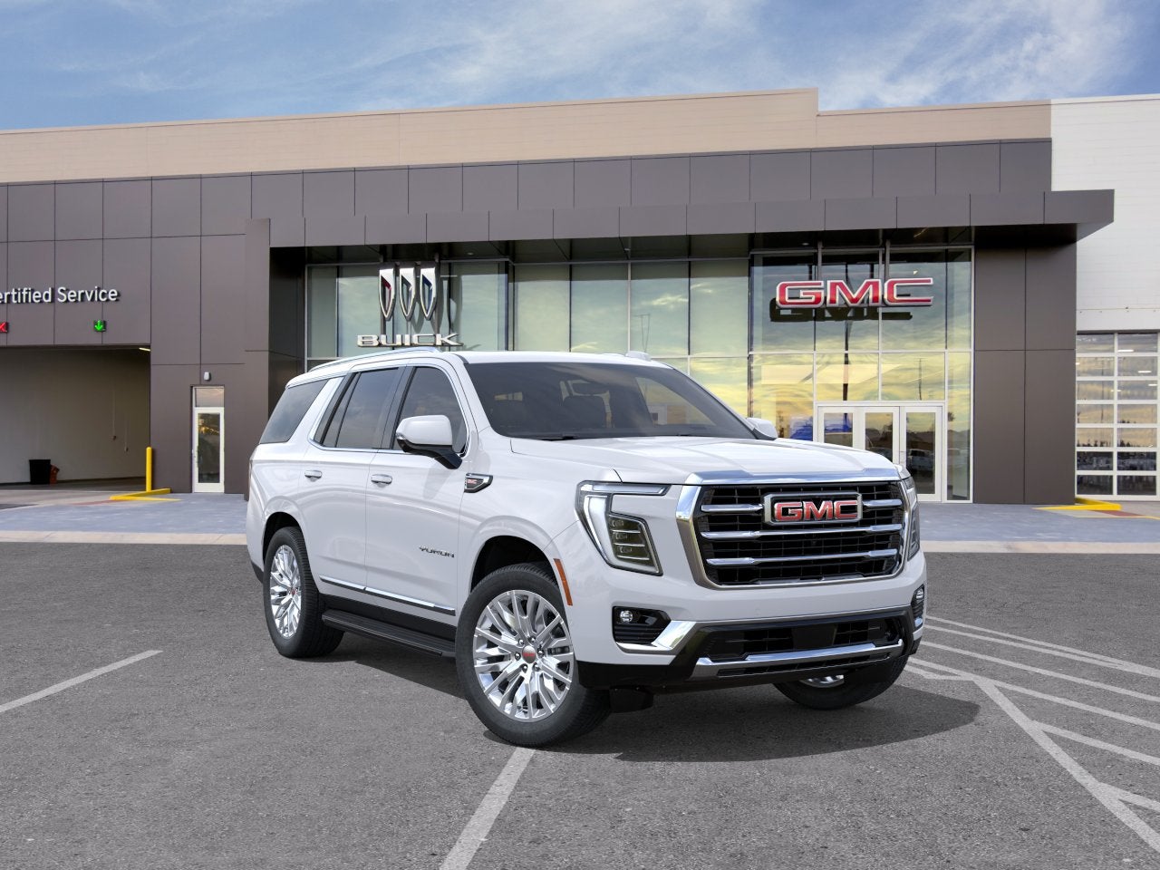 Summit White 2026 GMC Yukon SUV / Crossover Four-Wheel Drive Automatic