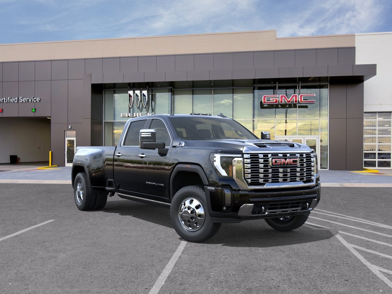 Onyx Black 2026 GMC Sierra 3500HD Pickup Truck Four-Wheel Drive Automatic