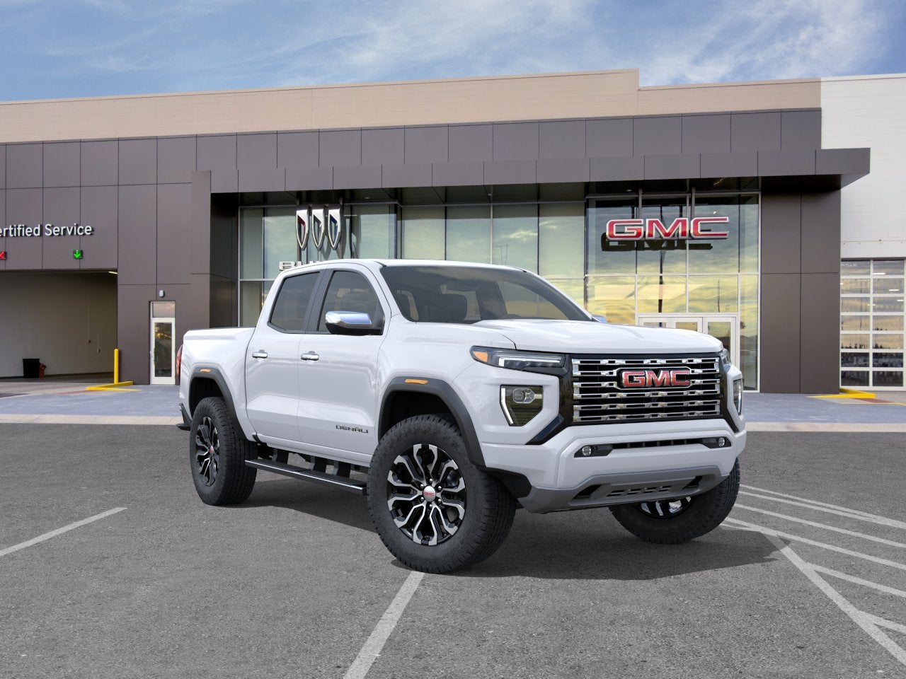 Summit White 2026 GMC Canyon Pickup Truck Four-Wheel Drive Automatic