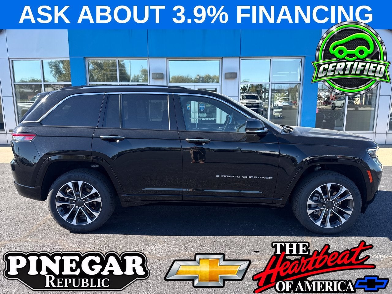 Black 2022 Jeep Grand Cherokee 4xe SUV / Crossover Four-Wheel Drive Automatic