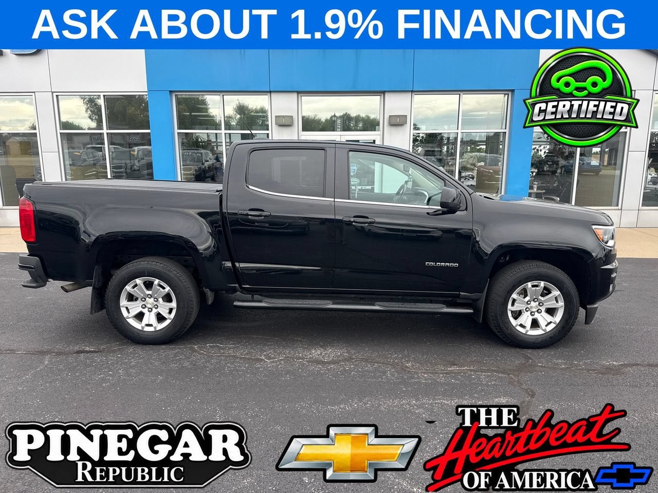 Black 2020 Chevrolet Colorado Pickup Truck 4X2 Automatic