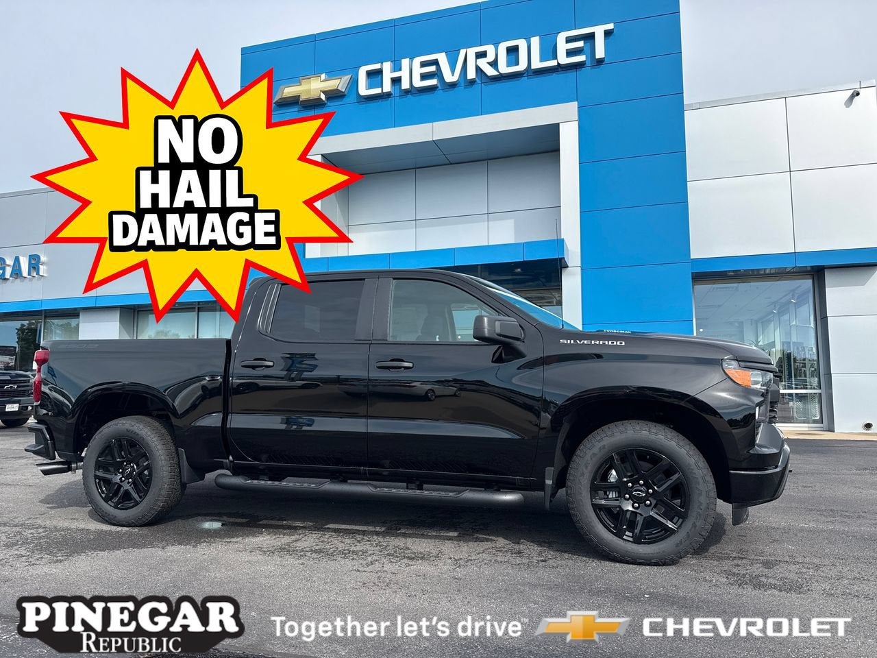 Black 2026 Chevrolet Silverado 1500 Pickup Truck Four-Wheel Drive Automatic