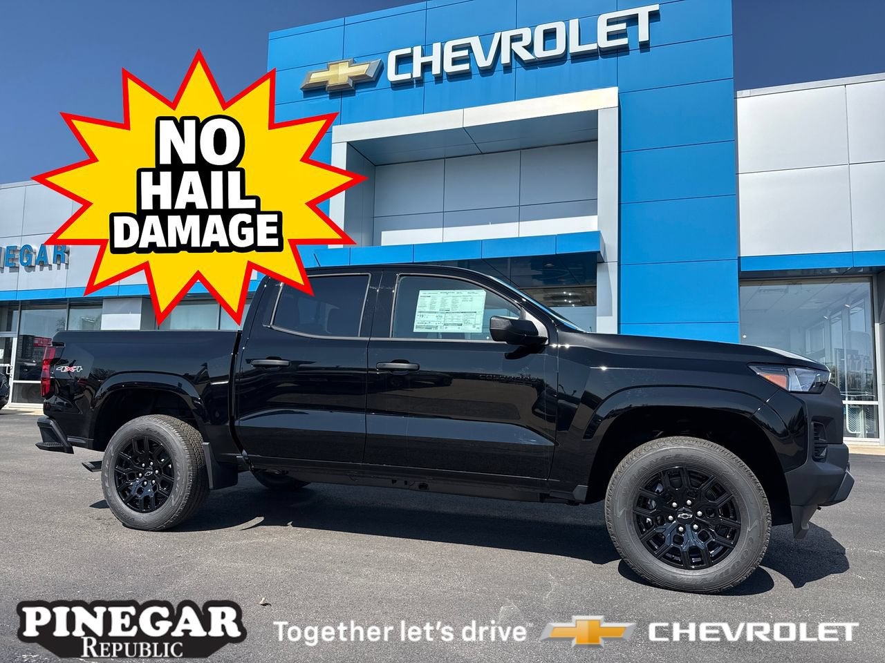 Black 2026 Chevrolet Colorado Pickup Truck Four-Wheel Drive Automatic