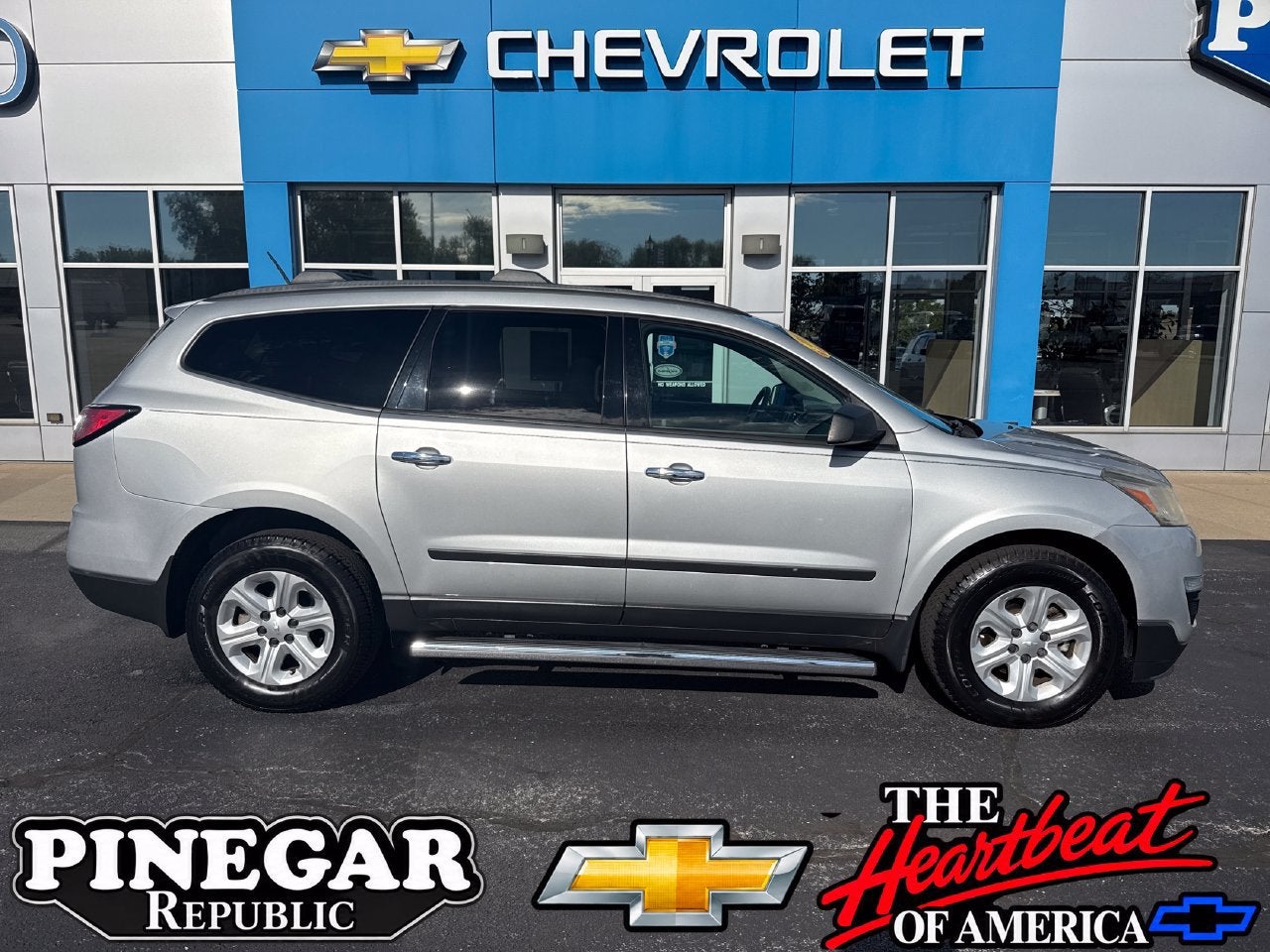 Silver Ice Metallic 2017 Chevrolet Traverse SUV / Crossover All-Wheel Drive Automatic