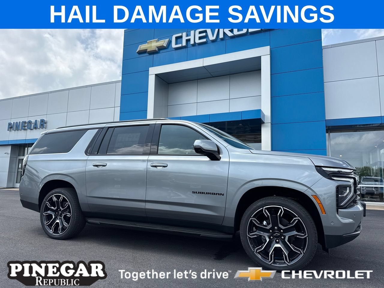 Sterling Gray Metallic 2026 Chevrolet Suburban SUV / Crossover Four-Wheel Drive Automatic