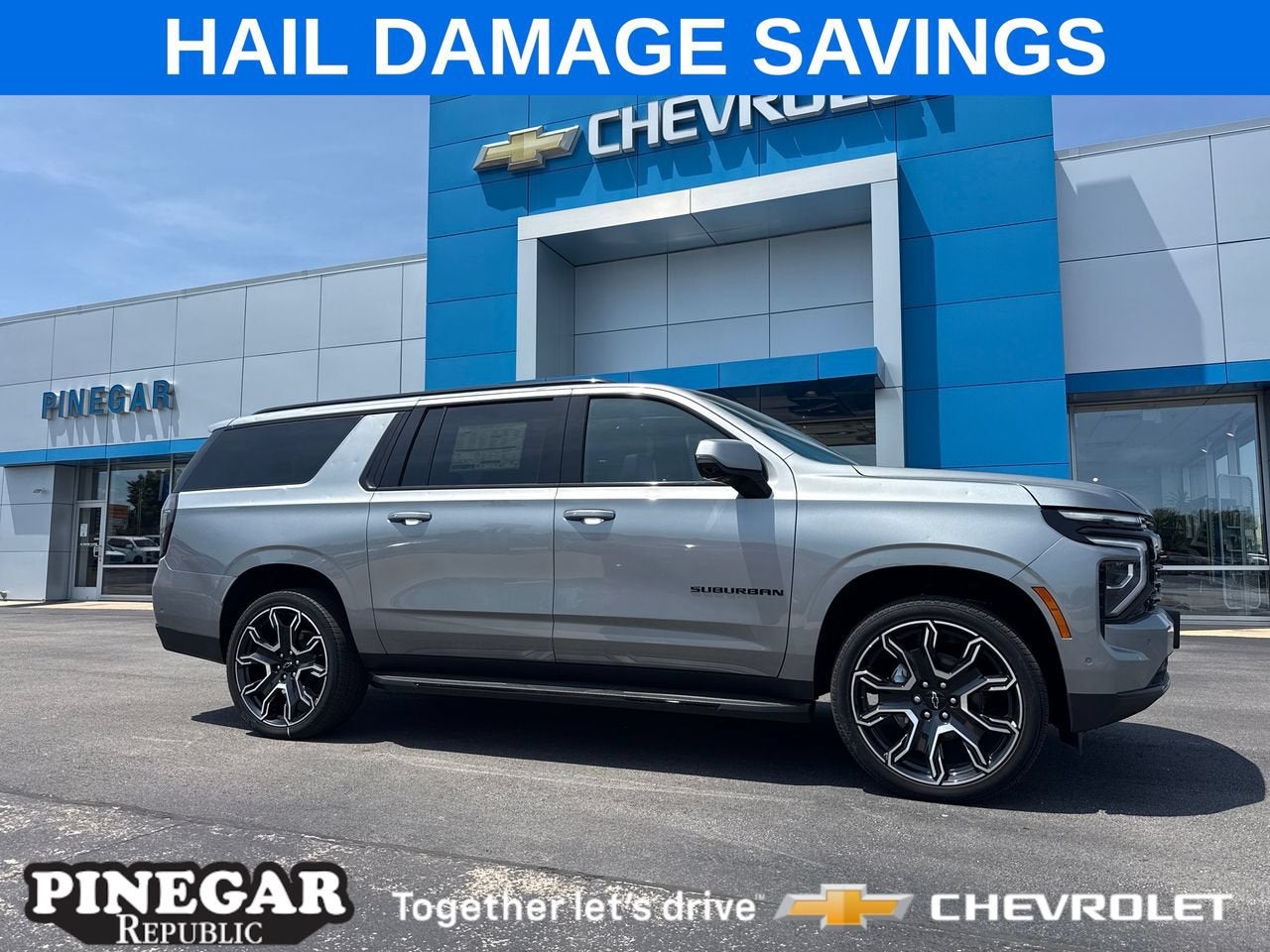Sterling Gray Metallic 2026 Chevrolet Suburban SUV / Crossover Four-Wheel Drive Automatic