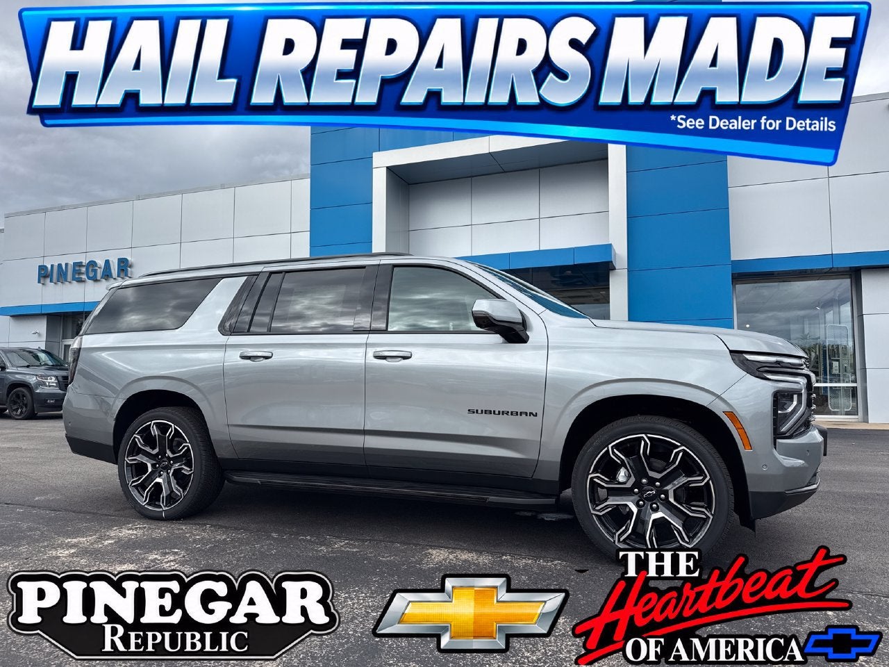 Sterling Gray Metallic 2026 Chevrolet Suburban SUV / Crossover Four-Wheel Drive Automatic