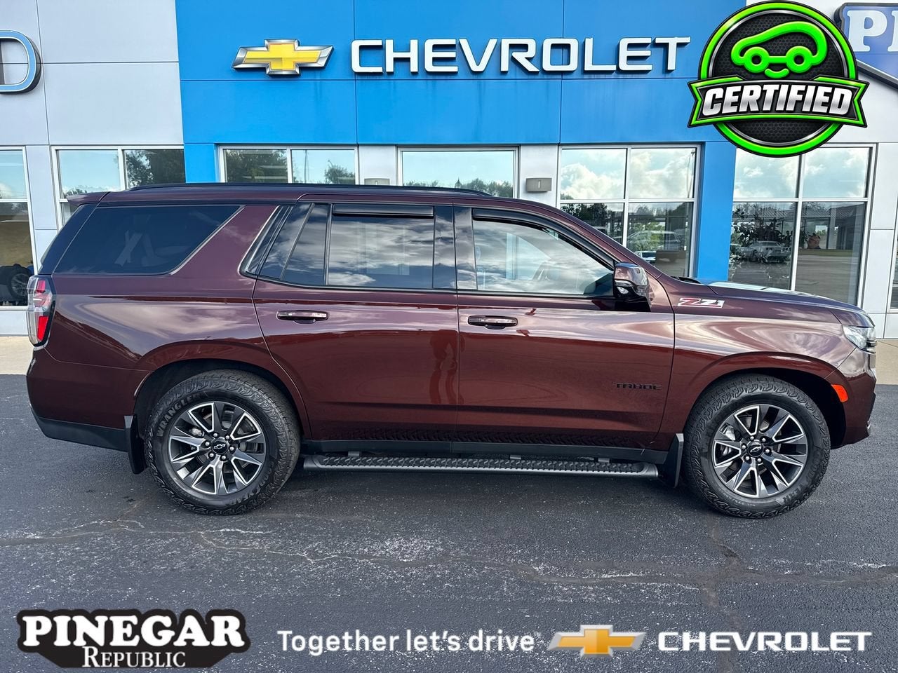 Auburn Metallic 2023 Chevrolet Tahoe SUV / Crossover Four-Wheel Drive Automatic