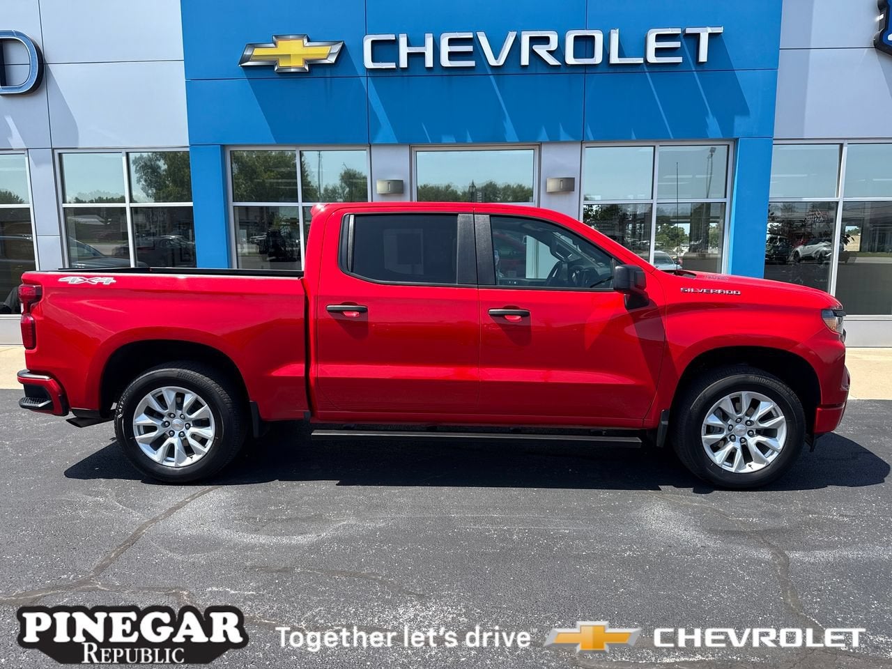 Red Hot 2024 Chevrolet Silverado 1500 Pickup Truck Four-Wheel Drive Automatic