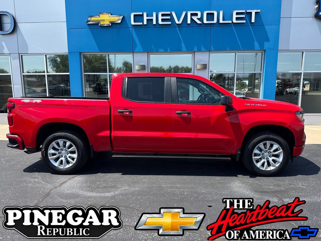Red Hot 2024 Chevrolet Silverado 1500 Pickup Truck Four-Wheel Drive Automatic