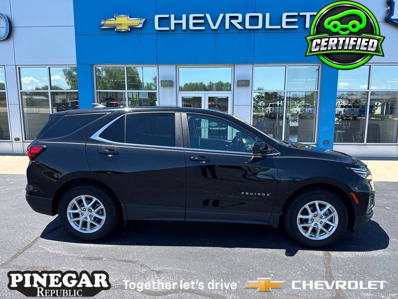 Mosaic Black Metallic 2024 Chevrolet Equinox SUV / Crossover Front-Wheel Drive Automatic