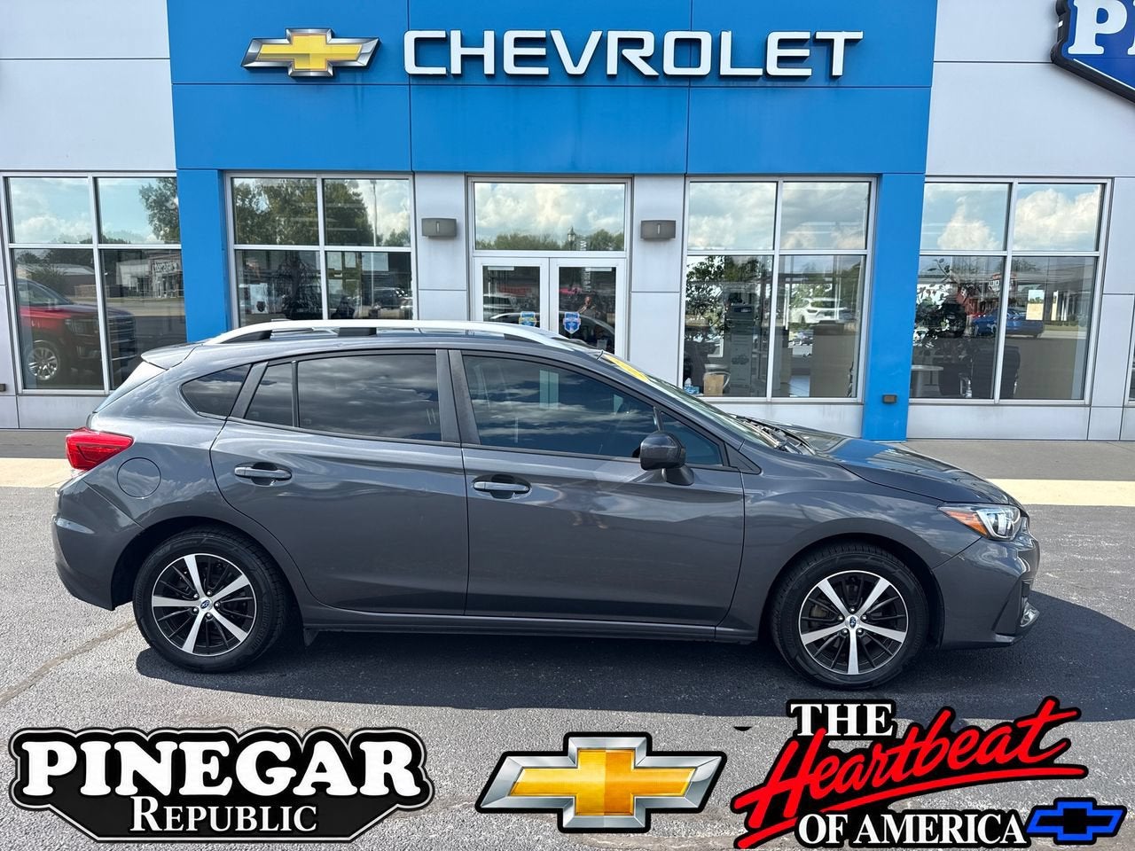 Gray 2019 Subaru Impreza Hatchback All-Wheel Drive Automatic