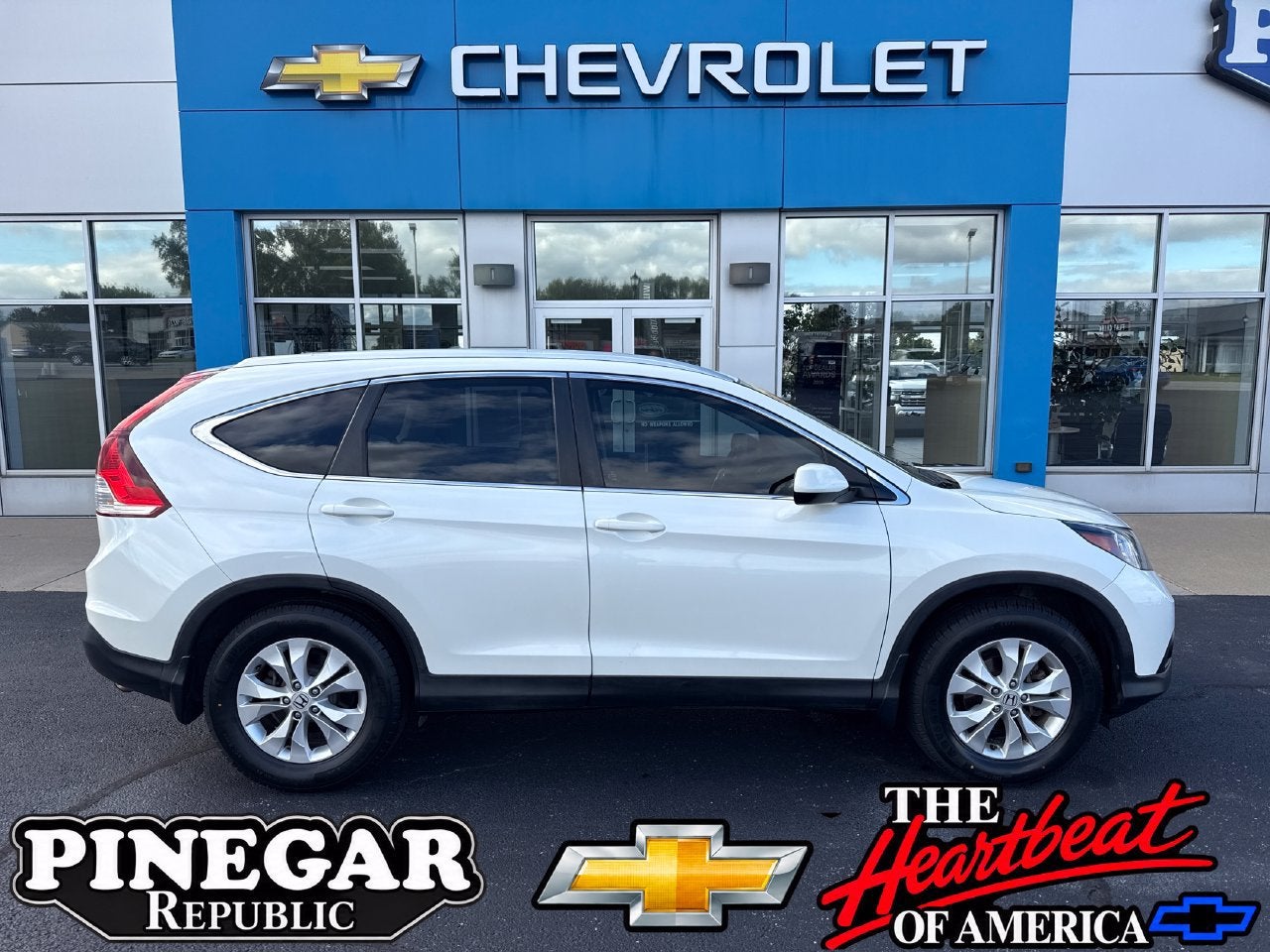 White 2014 Honda CR-V SUV / Crossover All-Wheel Drive Automatic
