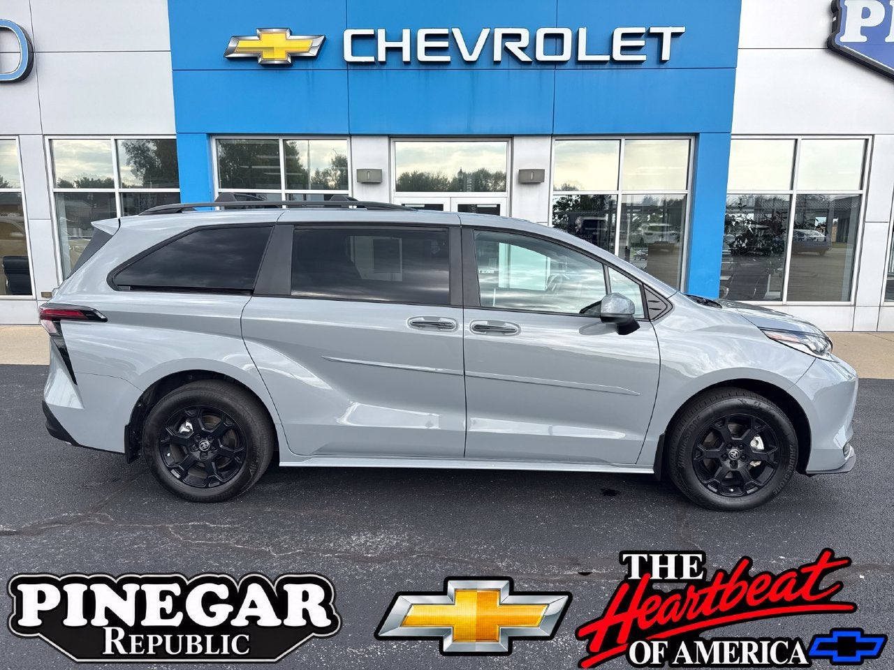 Gray 2025 Toyota Sienna Minivan All-Wheel Drive Automatic
