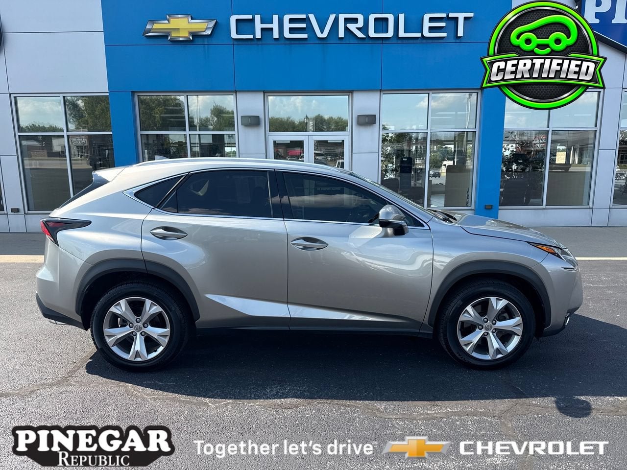 Silver 2017 Lexus NX SUV / Crossover All-Wheel Drive Automatic