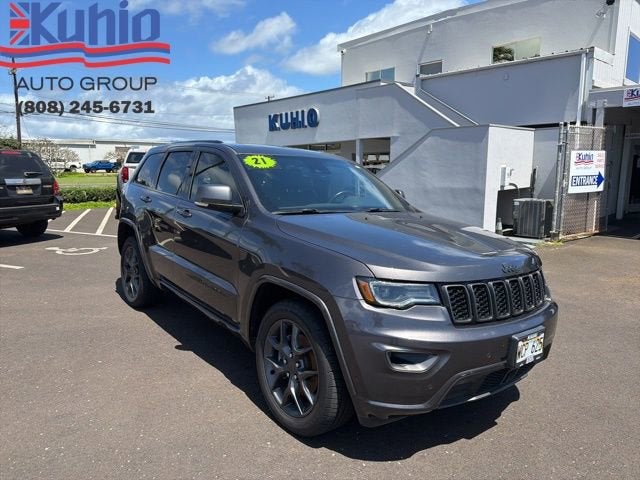 Black 2021 Jeep Grand Cherokee 80th Anniversary Edition RWD SUV / Crossover 4X2 Automatic