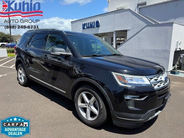 Black 2019 Ford Explorer XLT SUV / Crossover Front-Wheel Drive Automatic