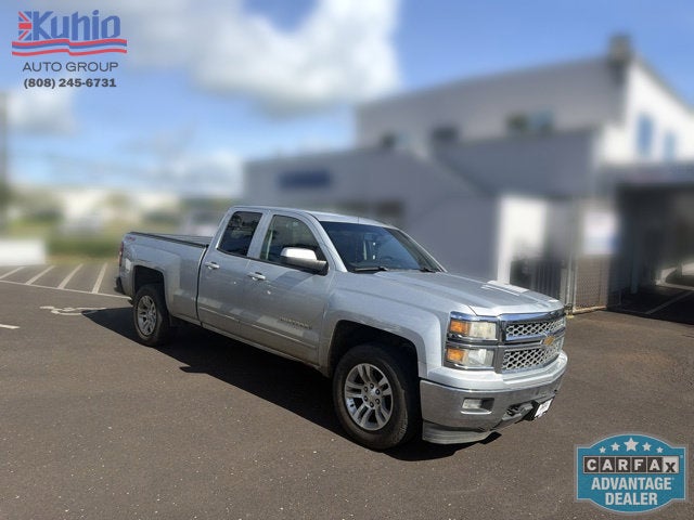 Silver Ice Metallic 2015 Chevrolet Silverado 1500 Pickup Truck Four-Wheel Drive Automatic