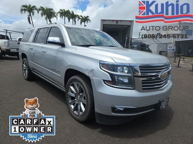 Silver Ice Metallic 2016 Chevrolet Suburban 1500 LTZ 4WD SUV / Crossover Four-Wheel Drive Automatic