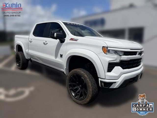 Summit White 2023 Chevrolet Silverado 1500 Pickup Truck Four-Wheel Drive Automatic