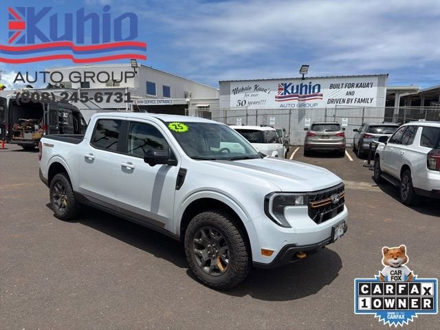 White 2025 Ford Maverick Tremor SuperCrew AWD Pickup Truck All-Wheel Drive Automatic