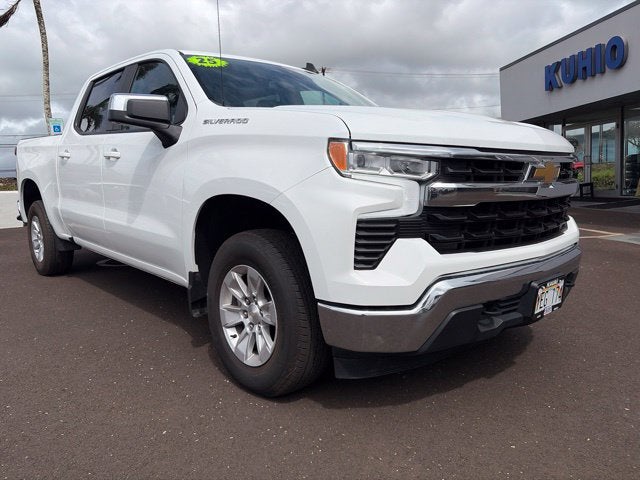 Summit White 2025 Chevrolet Silverado 1500 Pickup Truck Four-Wheel Drive Automatic