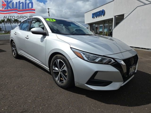 Silver 2022 Nissan Sentra SV FWD Sedan Front-Wheel Drive 