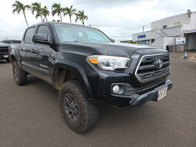 Black 2017 Toyota Tacoma Pickup Truck Four-Wheel Drive 