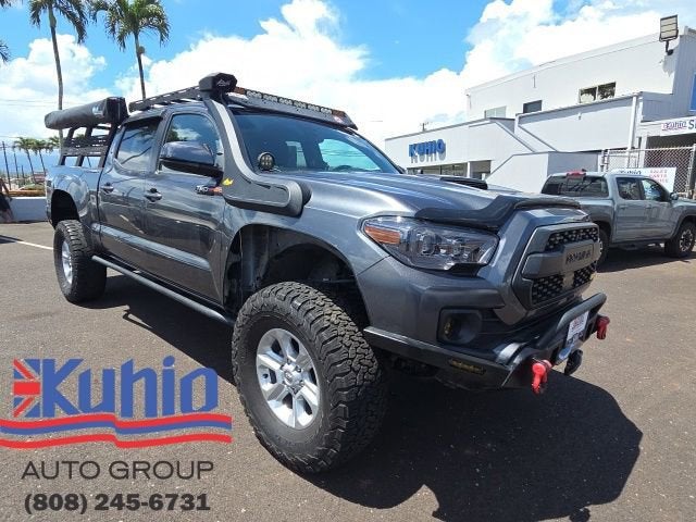 Gray 2023 Toyota Tacoma SR5 V6 Double Cab LB 4WD Pickup Truck Four-Wheel Drive Automatic
