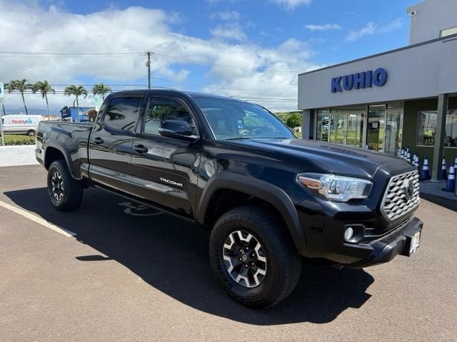 Black 2023 Toyota Tacoma SR5 V6 Double Cab LB 4WD Pickup Truck Four-Wheel Drive Automatic