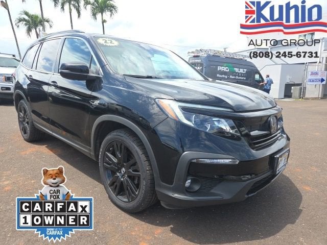 Black 2022 Honda Pilot SE FWD SUV / Crossover Front-Wheel Drive Automatic