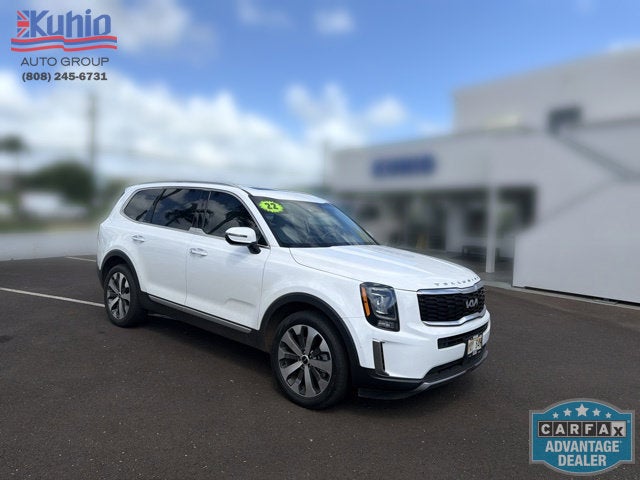 White 2022 Kia Telluride SUV / Crossover Front-Wheel Drive Automatic