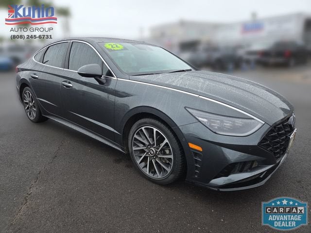 Gray 2022 Hyundai Sonata Sedan Front-Wheel Drive Automatic