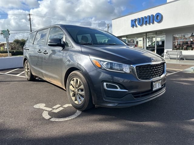Black 2019 Kia Sedona LX FWD Minivan Front-Wheel Drive Automatic