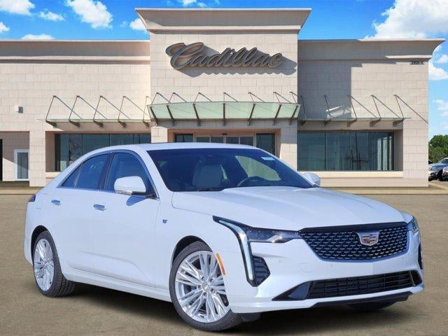 Vibrant White Tricoat 2026 Cadillac CT4 Sedan Rear-Wheel Drive Automatic